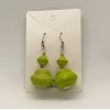 Large Green Earrings