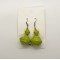 Large Green Earrings