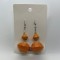 Large Orange Earrings