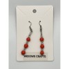 Small Salmon Pink Earrings